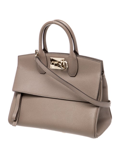 Salvatore Ferragamo Leather Studio Tote Medium