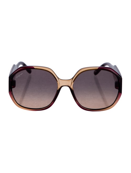 Salvatore Ferragamo Oversize Gradient Sunglasses
