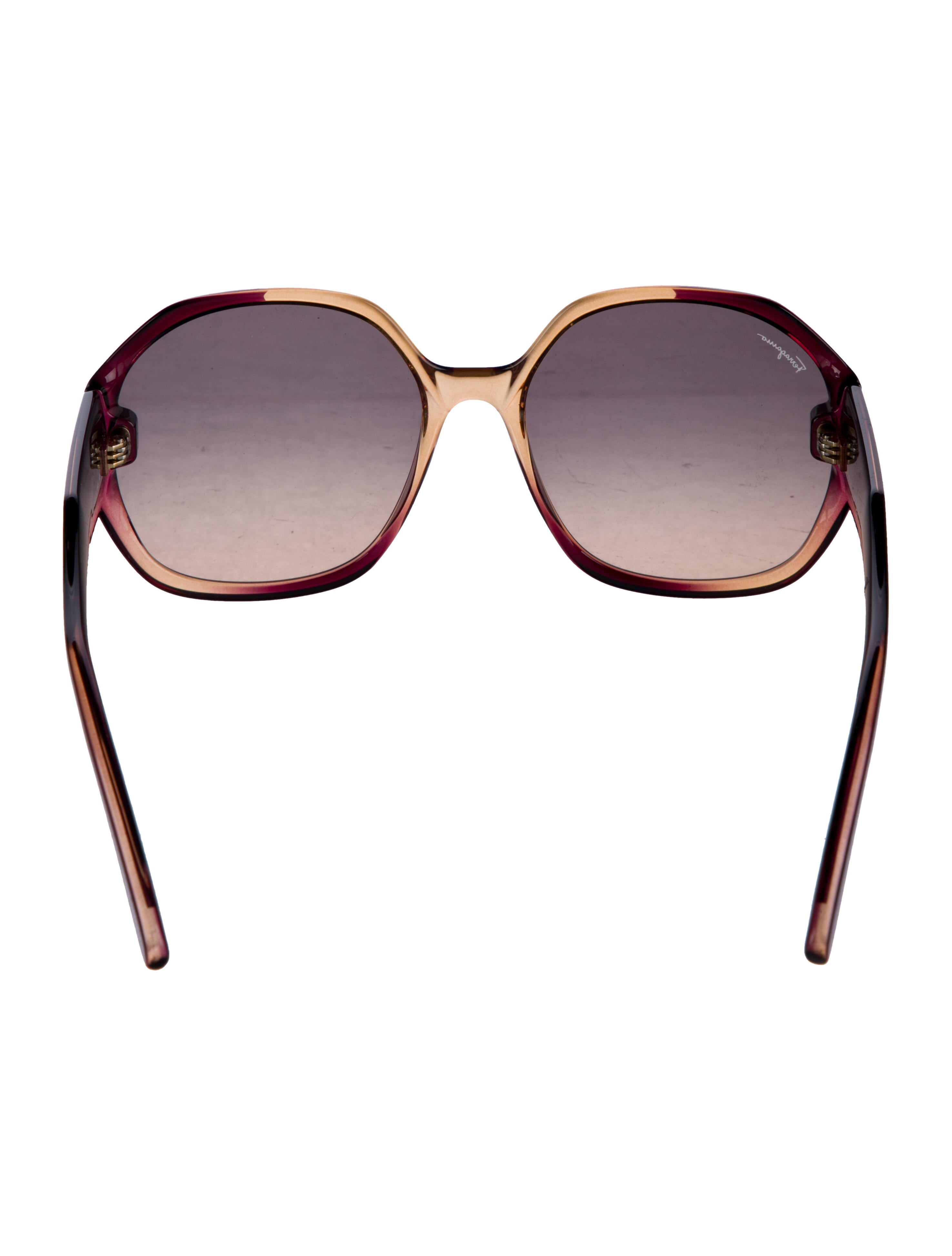 Salvatore Ferragamo Oversize Gradient Sunglasses