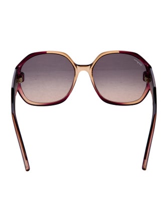 Salvatore Ferragamo Oversize Gradient Sunglasses