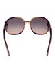 Salvatore Ferragamo Oversize Gradient Sunglasses