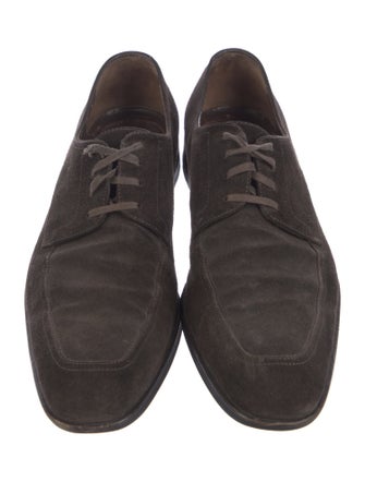 Salvatore Ferragamo Suede Derby Shoes