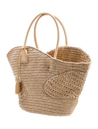 Ferragamo Raffia Tote