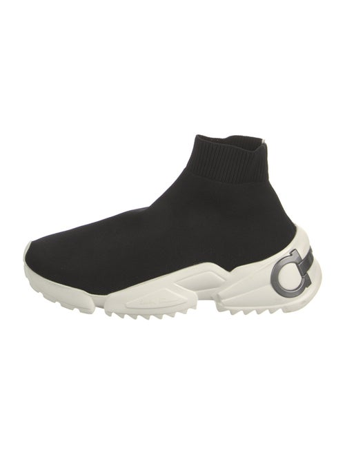 Salvatore Ferragamo Gancini Logo Sock Sneakers