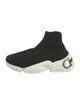 Salvatore Ferragamo Gancini Logo Sock Sneakers