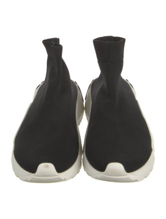 Salvatore Ferragamo Gancini Logo Sock Sneakers