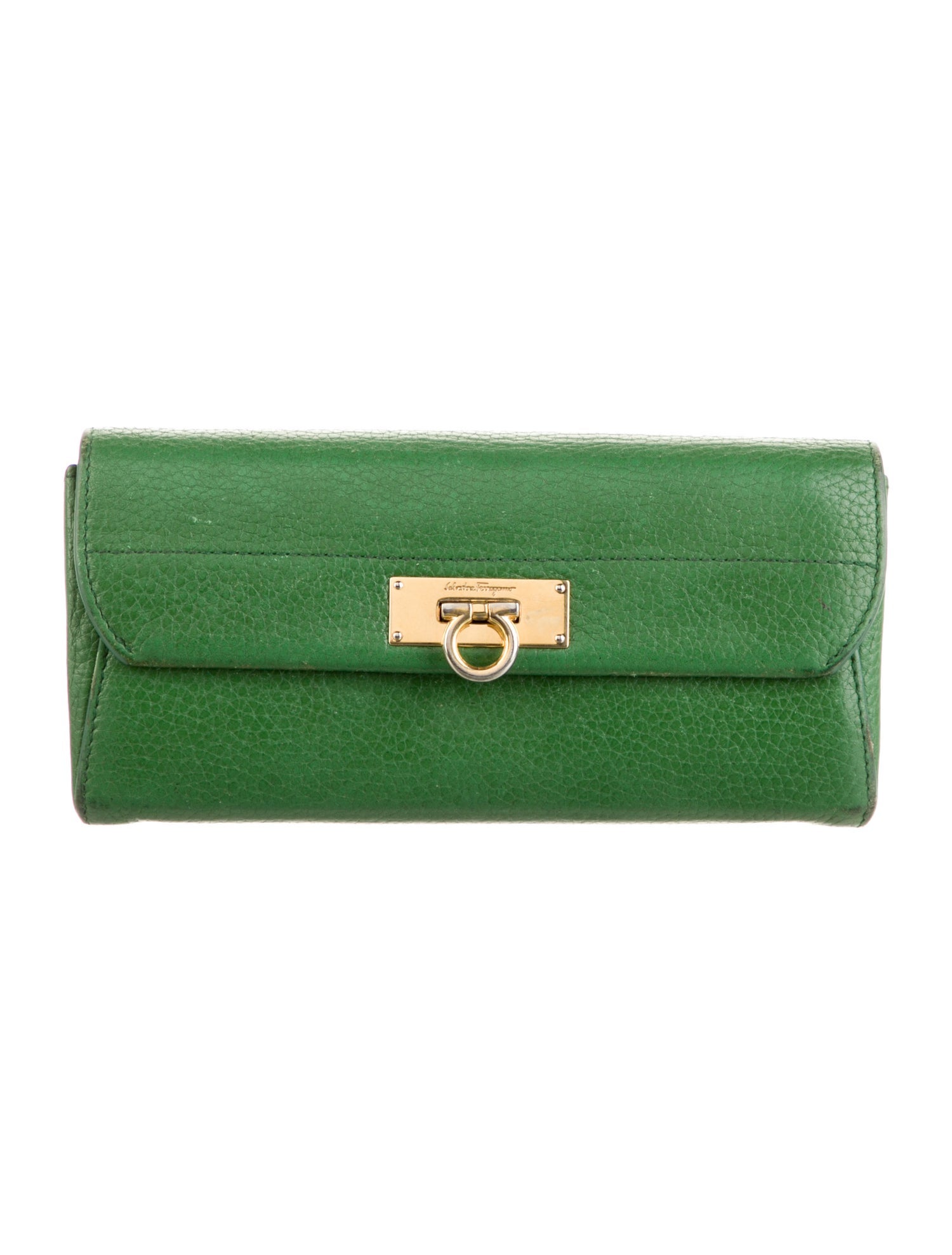 Salvatore Ferragamo Leather Continental Wallet