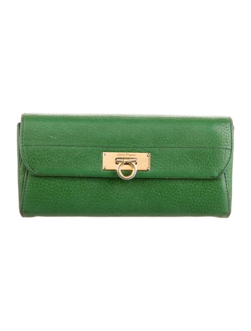 Salvatore Ferragamo Leather Continental Wallet