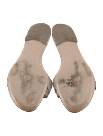 Salvatore Ferragamo Leather Slides