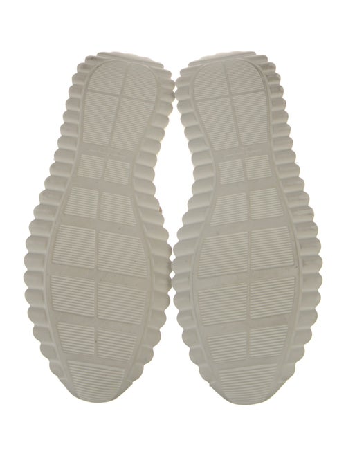 Salvatore Ferragamo Leather Chain-Link Accents Mary Jane Flats