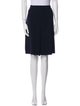 Salvatore Ferragamo Pleated Accents Knee-Length Skirt