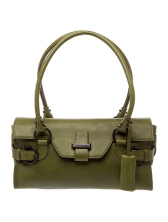 Salvatore Ferragamo Leather Top Handle Bag