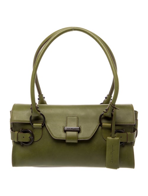 Salvatore Ferragamo Leather Top Handle Bag