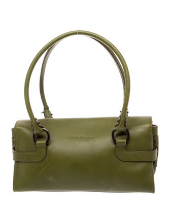 Salvatore Ferragamo Leather Top Handle Bag