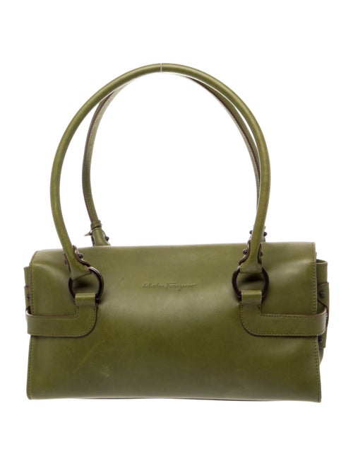 Salvatore Ferragamo Leather Top Handle Bag