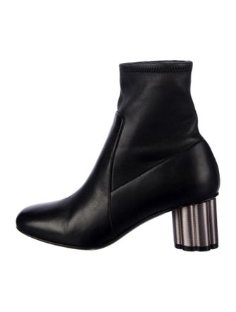 Salvatore Ferragamo Leather Sock Boots
