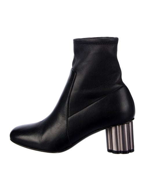 Salvatore Ferragamo Leather Sock Boots