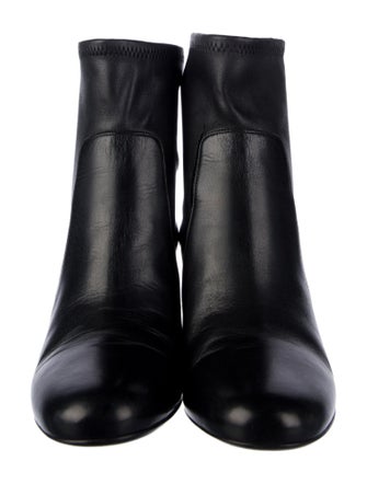 Salvatore Ferragamo Leather Sock Boots