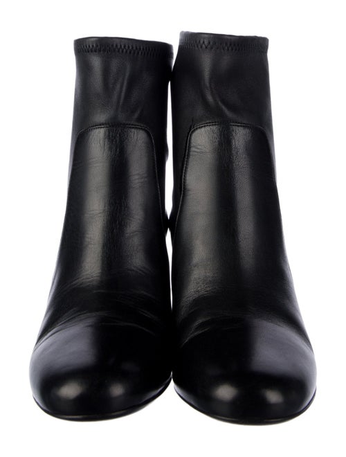 Salvatore Ferragamo Leather Sock Boots