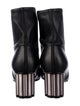 Salvatore Ferragamo Leather Sock Boots