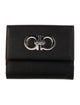 Salvatore Ferragamo Gancini Logo Leather Trifold Wallet