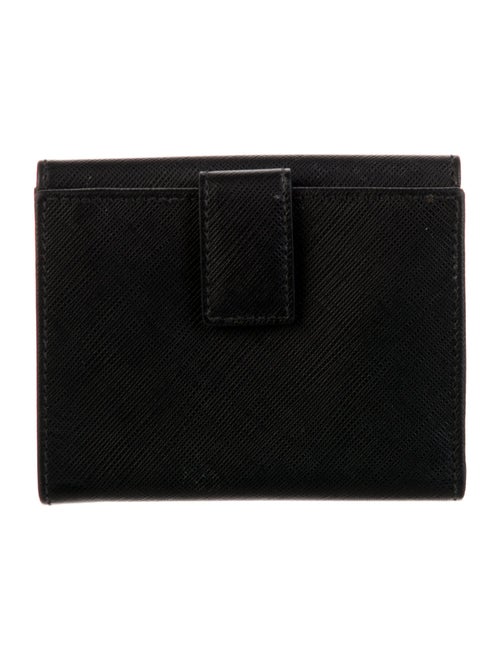 Salvatore Ferragamo Gancini Logo Leather Trifold Wallet