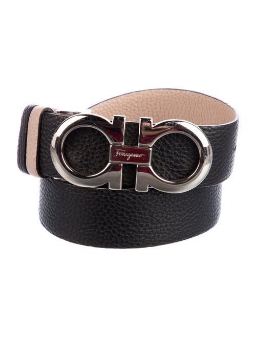 Salvatore Ferragamo Skinny Leather Belt