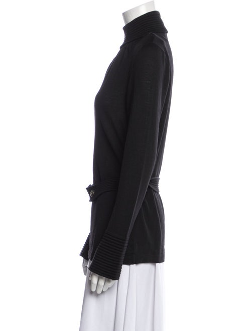 Salvatore Ferragamo Wool Mock Neck Sweatshirt