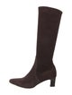 Salvatore Ferragamo Suede Riding Boots
