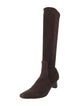 Salvatore Ferragamo Suede Riding Boots