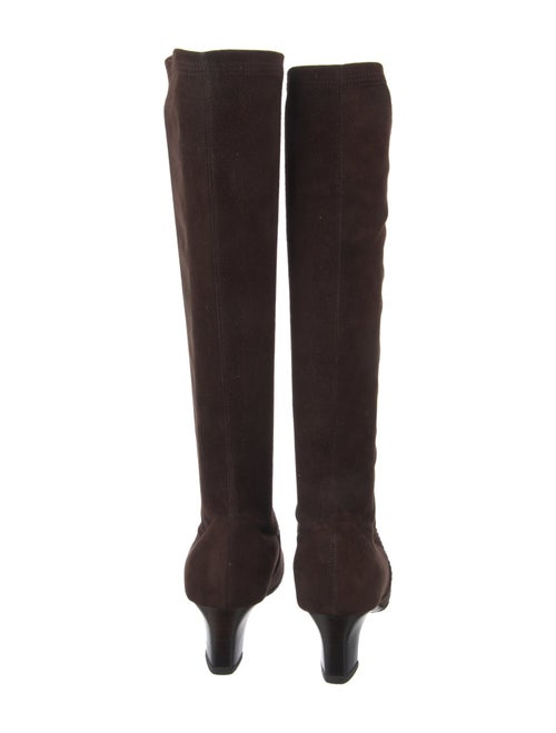 Salvatore Ferragamo Suede Riding Boots