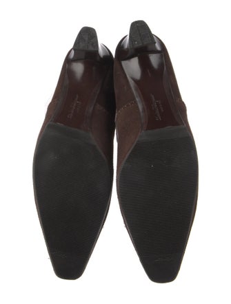 Salvatore Ferragamo Suede Riding Boots