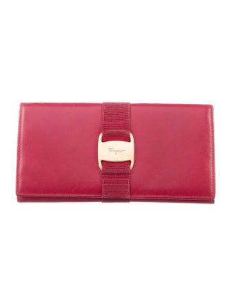 Salvatore Ferragamo Leather Continental Wallet
