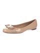 Salvatore Ferragamo Vara Bow Accent Patent Leather Ballet Flats