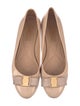 Salvatore Ferragamo Vara Bow Accent Patent Leather Ballet Flats