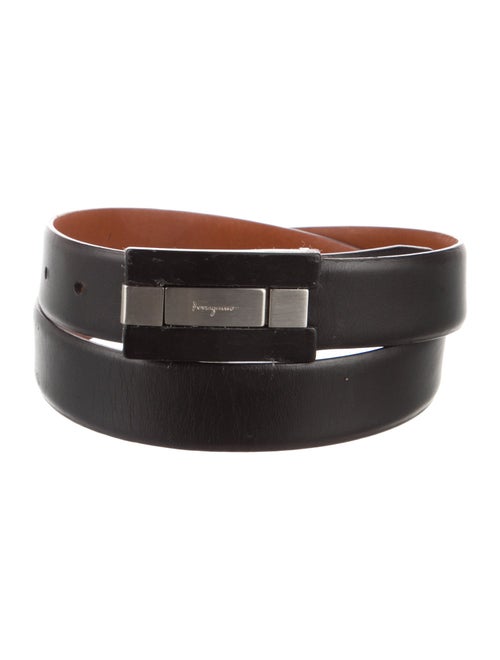 Salvatore Ferragamo Skinny Leather Belt