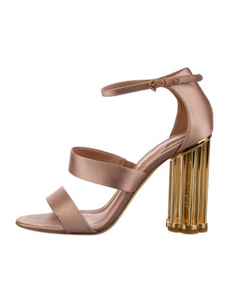 Salvatore Ferragamo Satin Sandals