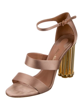 Salvatore Ferragamo Satin Sandals