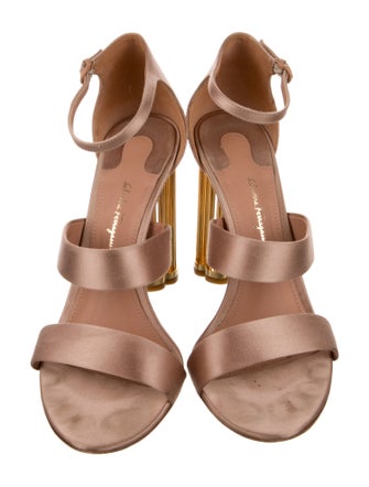 Salvatore Ferragamo Satin Sandals