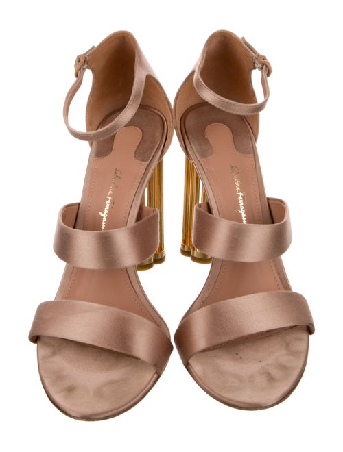 Salvatore Ferragamo Satin Sandals