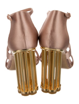 Salvatore Ferragamo Satin Sandals
