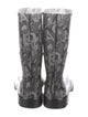 Salvatore Ferragamo Rubber Printed Rain Boots
