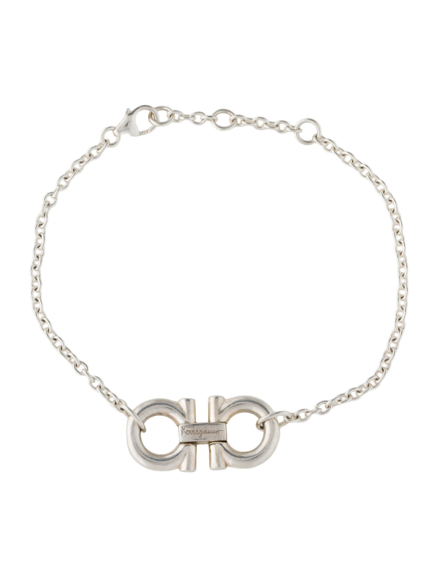 Salvatore Ferragamo Double Gancini Link Bracelet