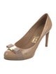 Salvatore Ferragamo Vara Bow Accent Patent Leather Pumps