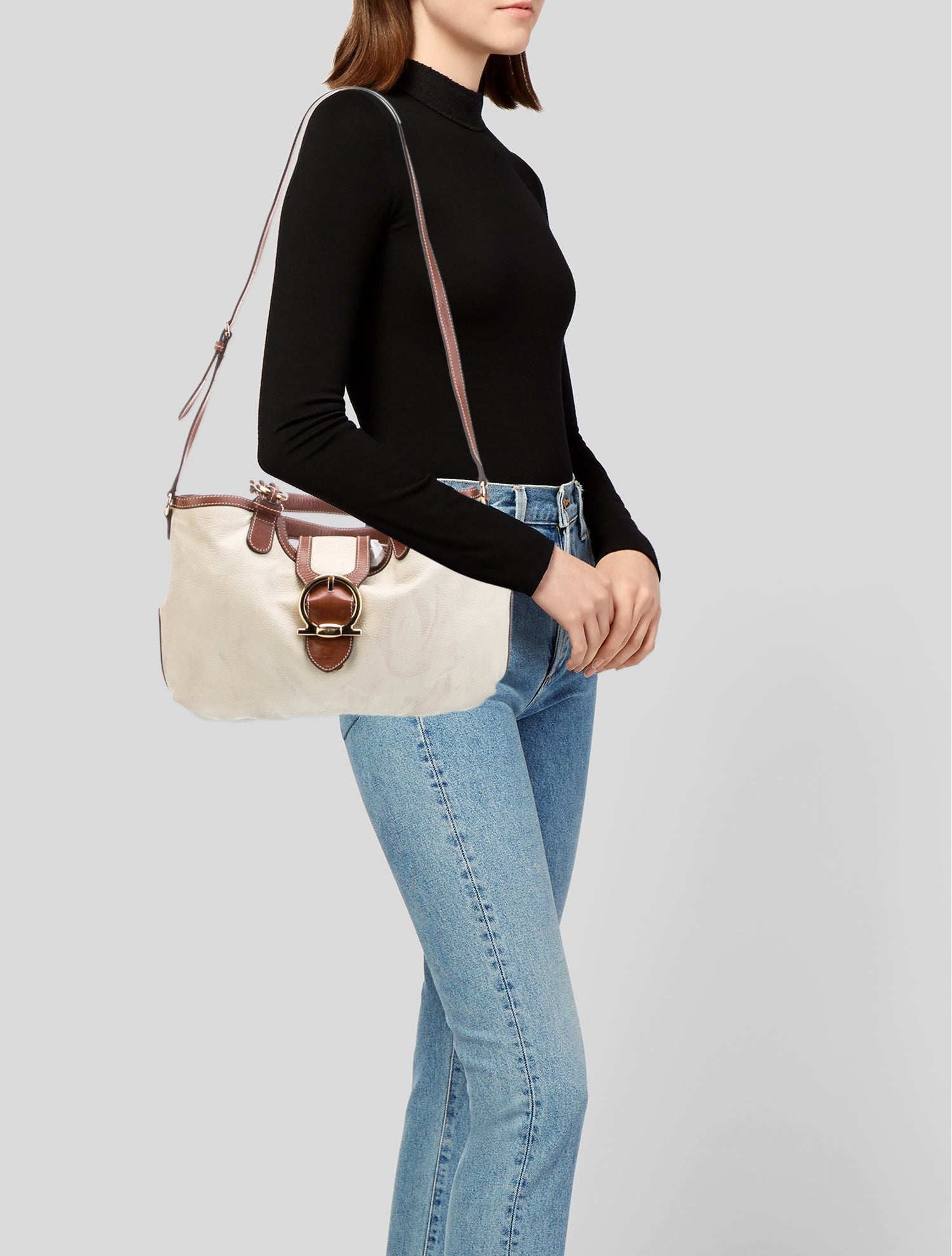 Salvatore Ferragamo Gancio Shoulder Bag