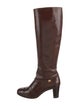 Salvatore Ferragamo Leather Riding Boots