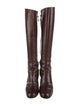 Salvatore Ferragamo Leather Riding Boots