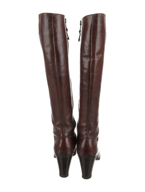 Salvatore Ferragamo Leather Riding Boots