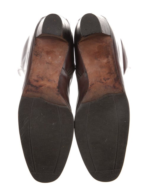 Salvatore Ferragamo Leather Riding Boots