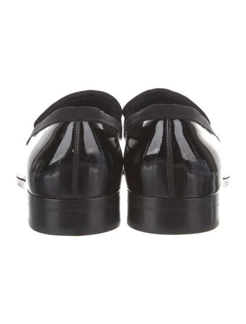 Salvatore Ferragamo Gancini Logo Patent Leather Loafers